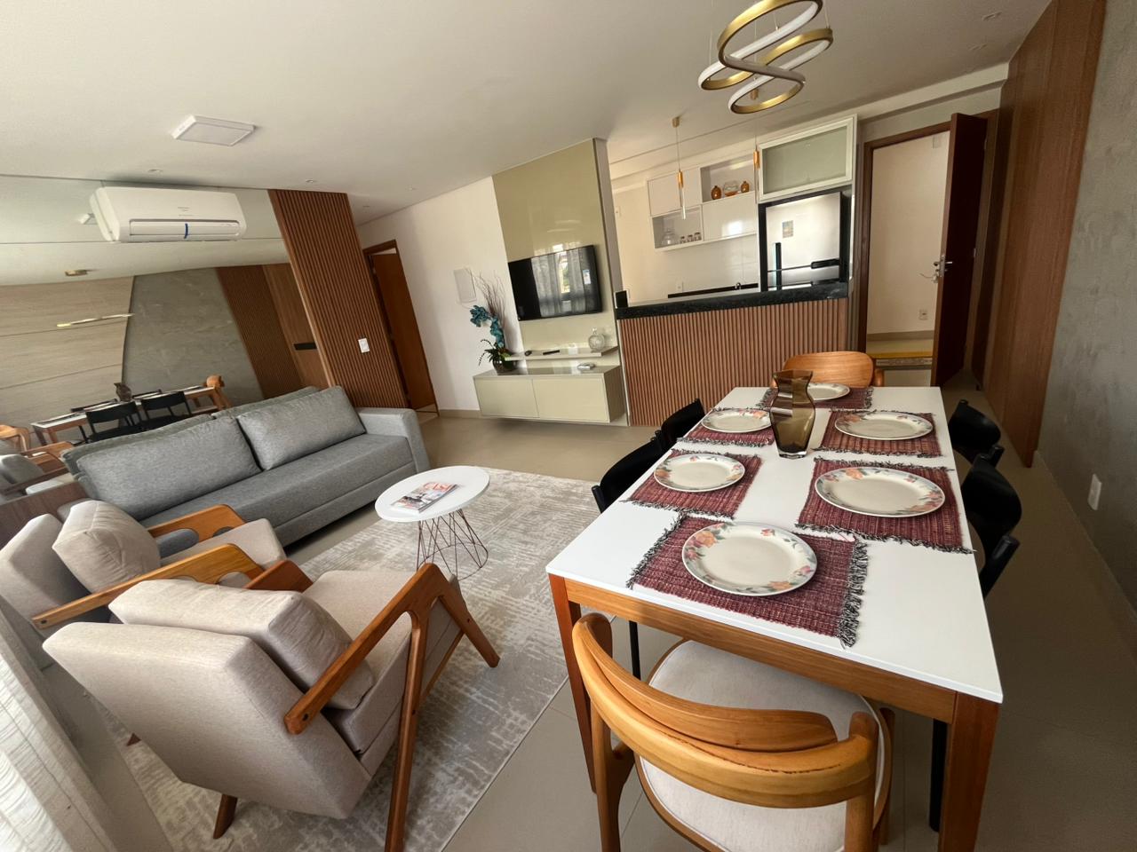 Sala de estar e jantar